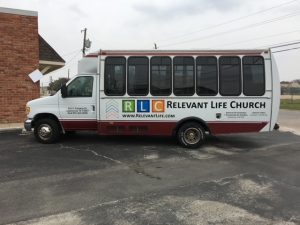 Relevant Life Church - Bus Graphics Identification