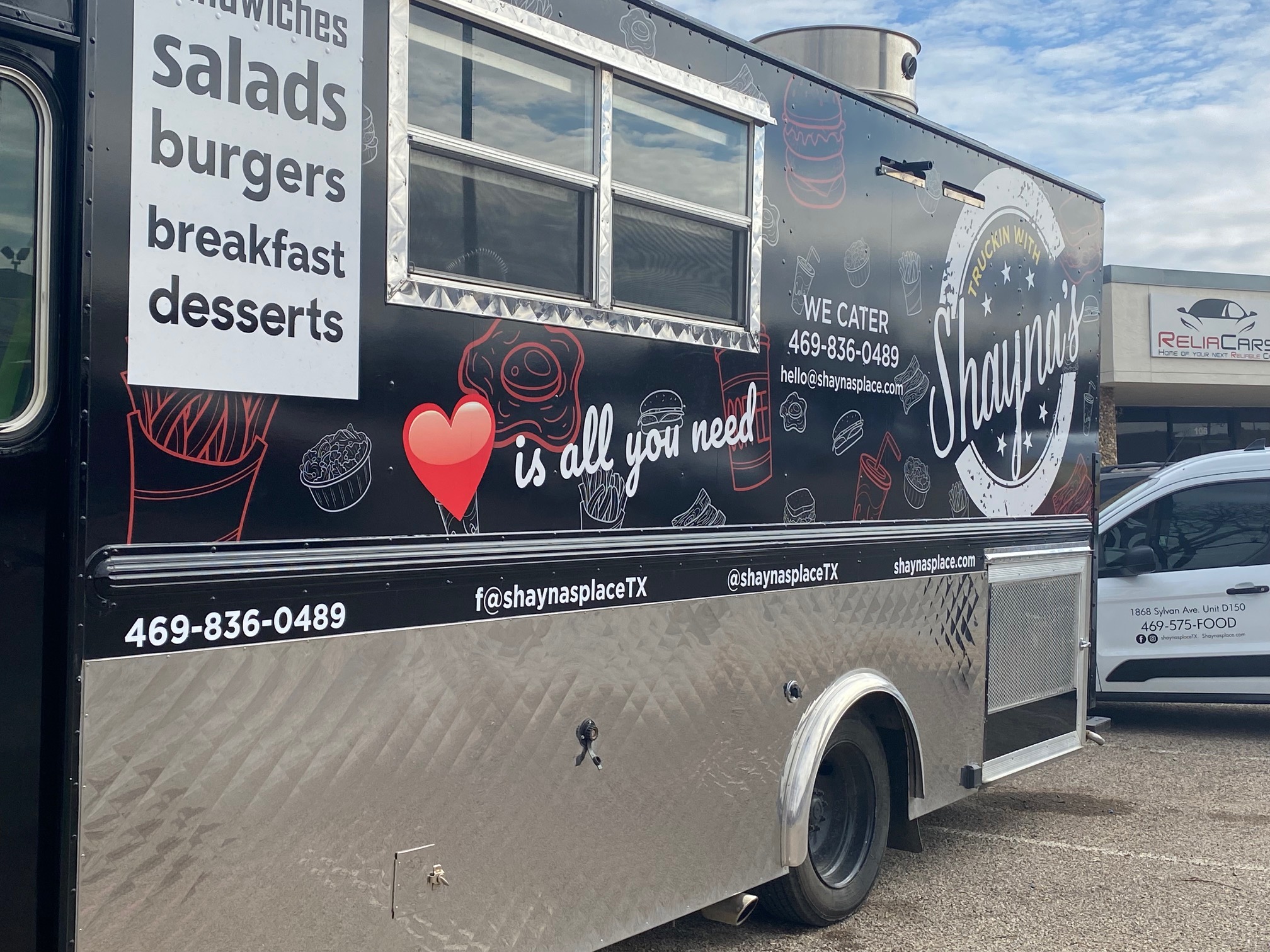 Food Truck Wrap -fleet graphics vinyl printed - Shaynas Place